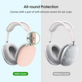 ProCase silicone ear cushion covers in pink shield against dust and wear