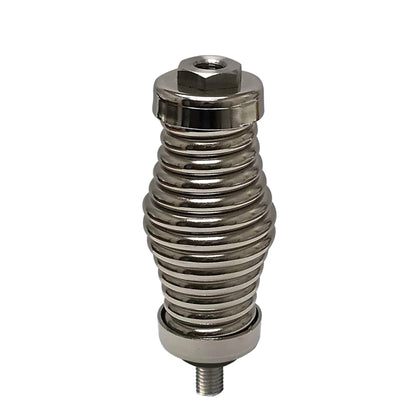 Procomm spring front view showing stainless-steel finish and durable construction benefit