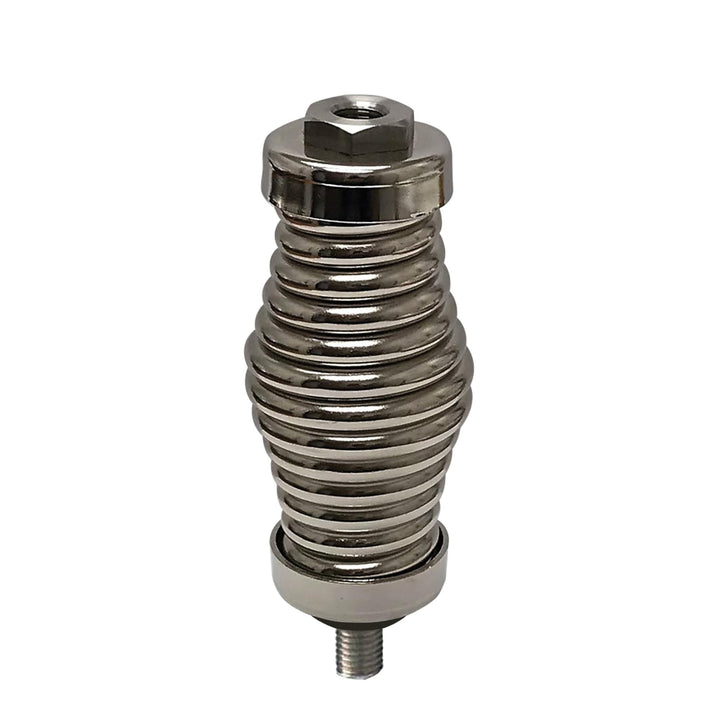 Procomm spring front view showing stainless-steel finish and durable construction benefit