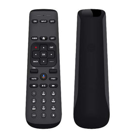 Product Journey remote beside set-top box, shows RF and two-way communication benefit