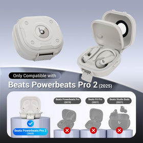 PROfezzion Powerbeats Pro 2 case Quick Sand shows splash protection and full coverage.