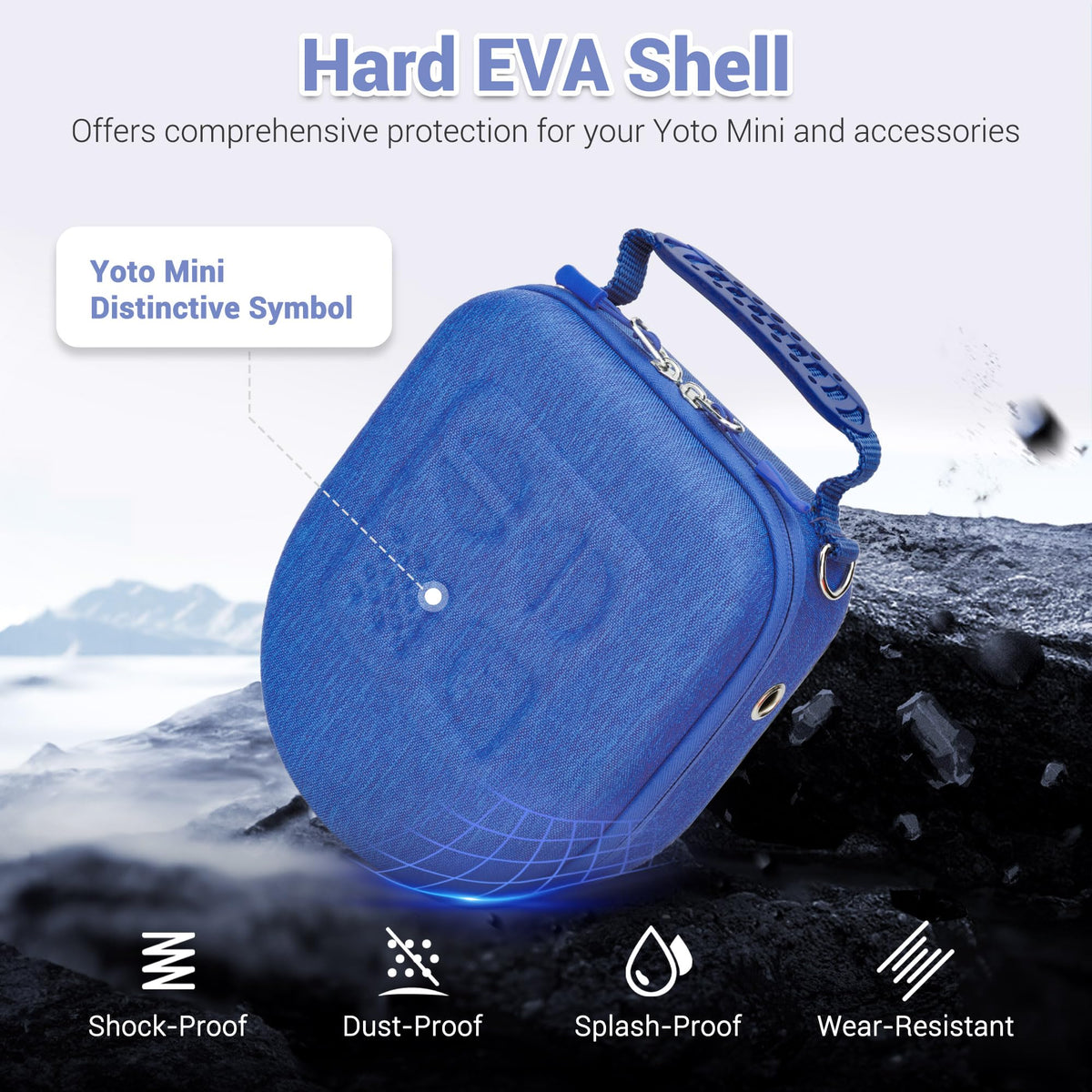 Hidden AirTag compartments in PROfezzion case monitor accessory location