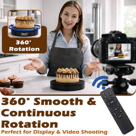 PROLEE rotating platform 360° remote control enables easy, precise photography rotation