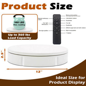 PROLEE remote control enables precise, hands-free rotation during shoots