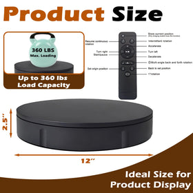 PROLEE rotating platform speed settings show smooth pacing between shots