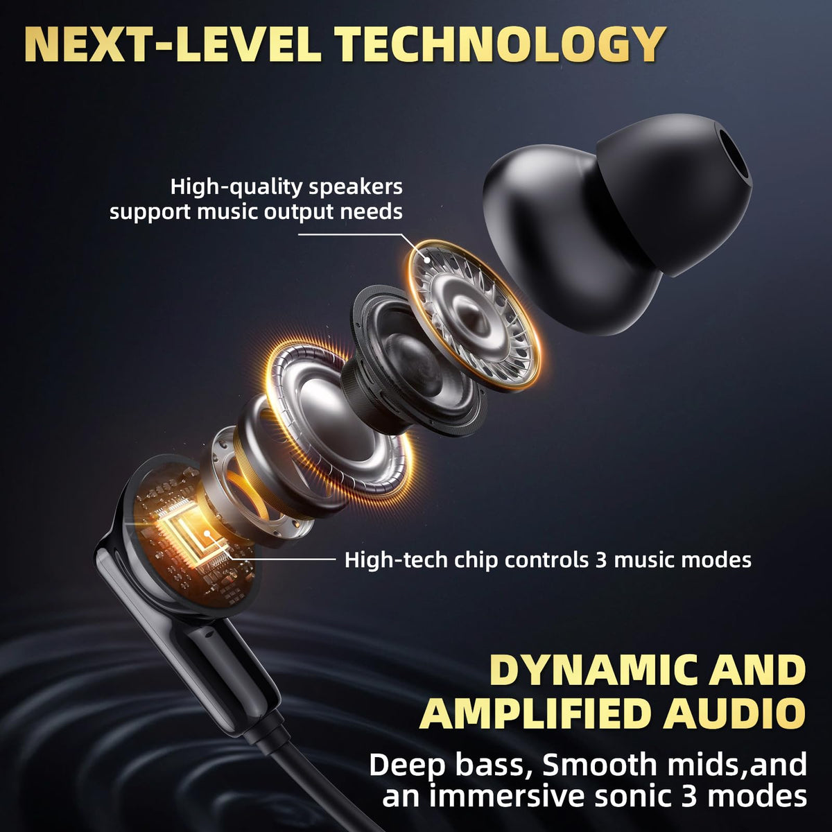Promise A12 earbuds joined by magnets for secure storage and quick access