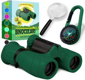 Promora front view of binoculars showing compact shape and easy grip benefit