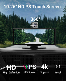 Promoterk 4K dash camera captures sharp road scenes for detailed driving records