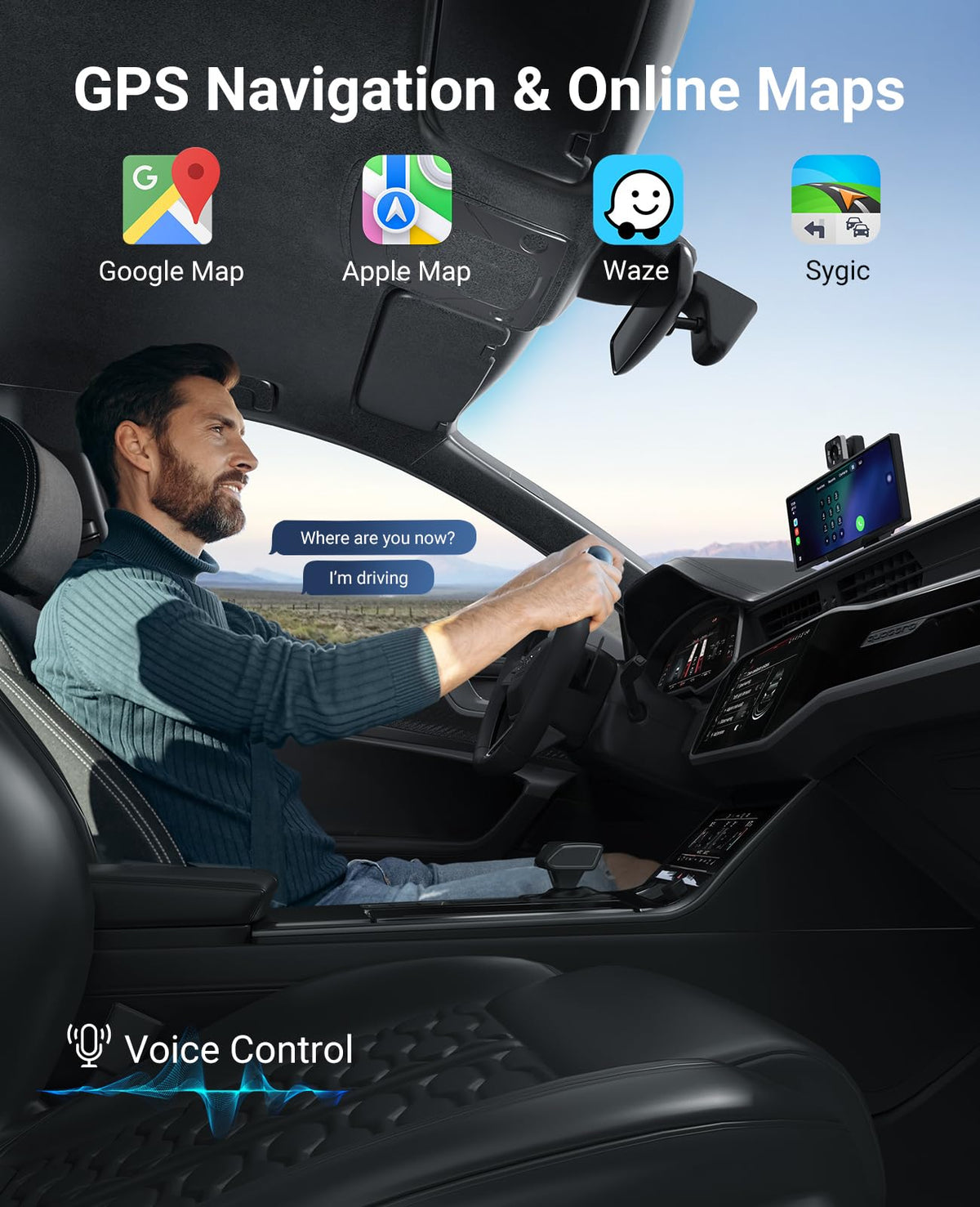 Promoterk live GPS navigation shows real-time maps to help plan safer routes