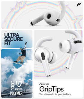 Easy installation steps for Proof Labs AirPods Pro 1st Gen hooks.