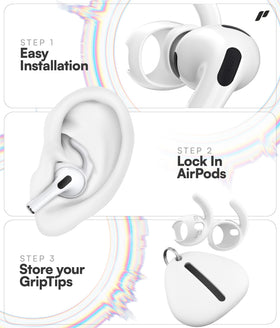 Proof Labs AirPods Pro 3 ear hooks in use for secure fit
