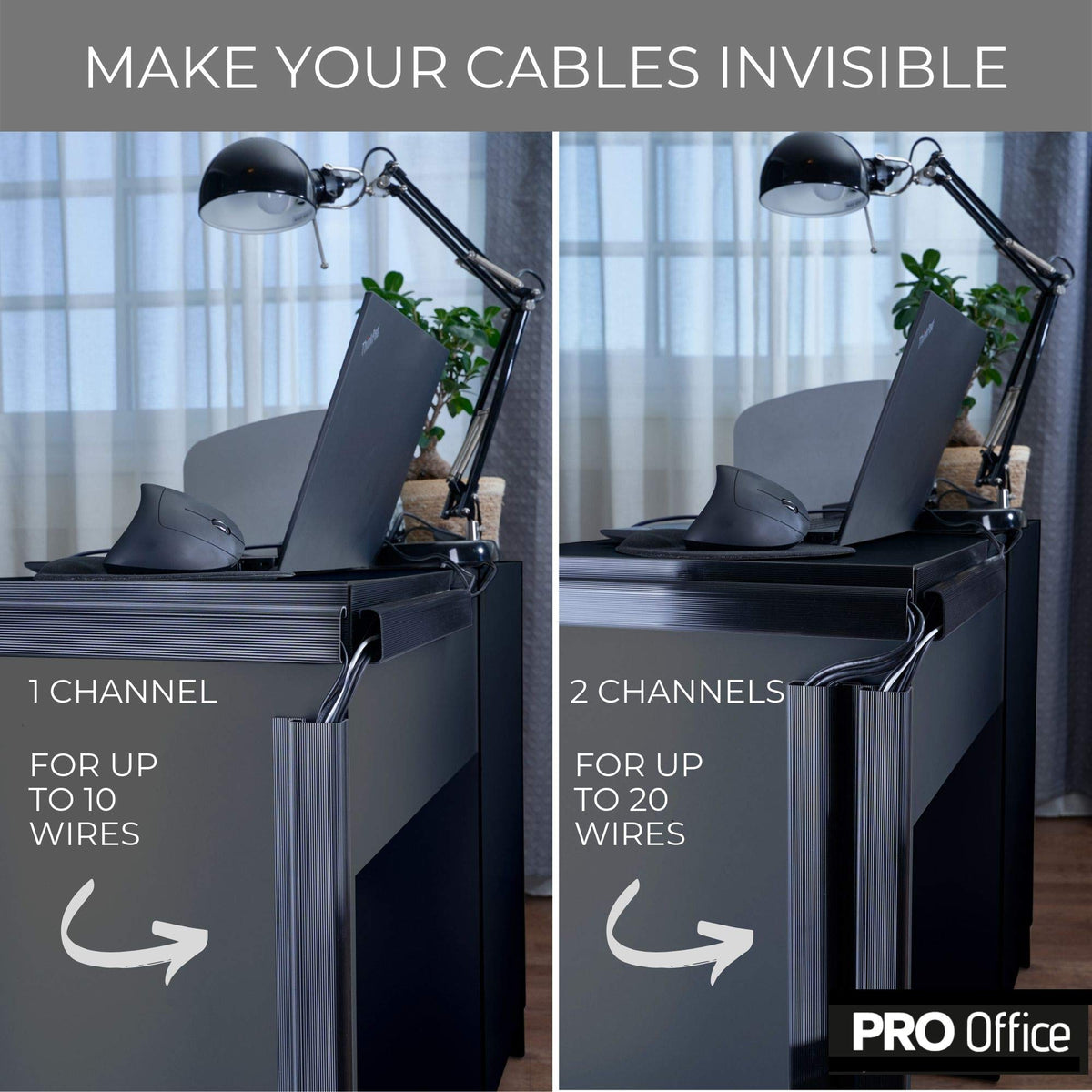 ProOffice included straps and tapes kit supports easy setup.