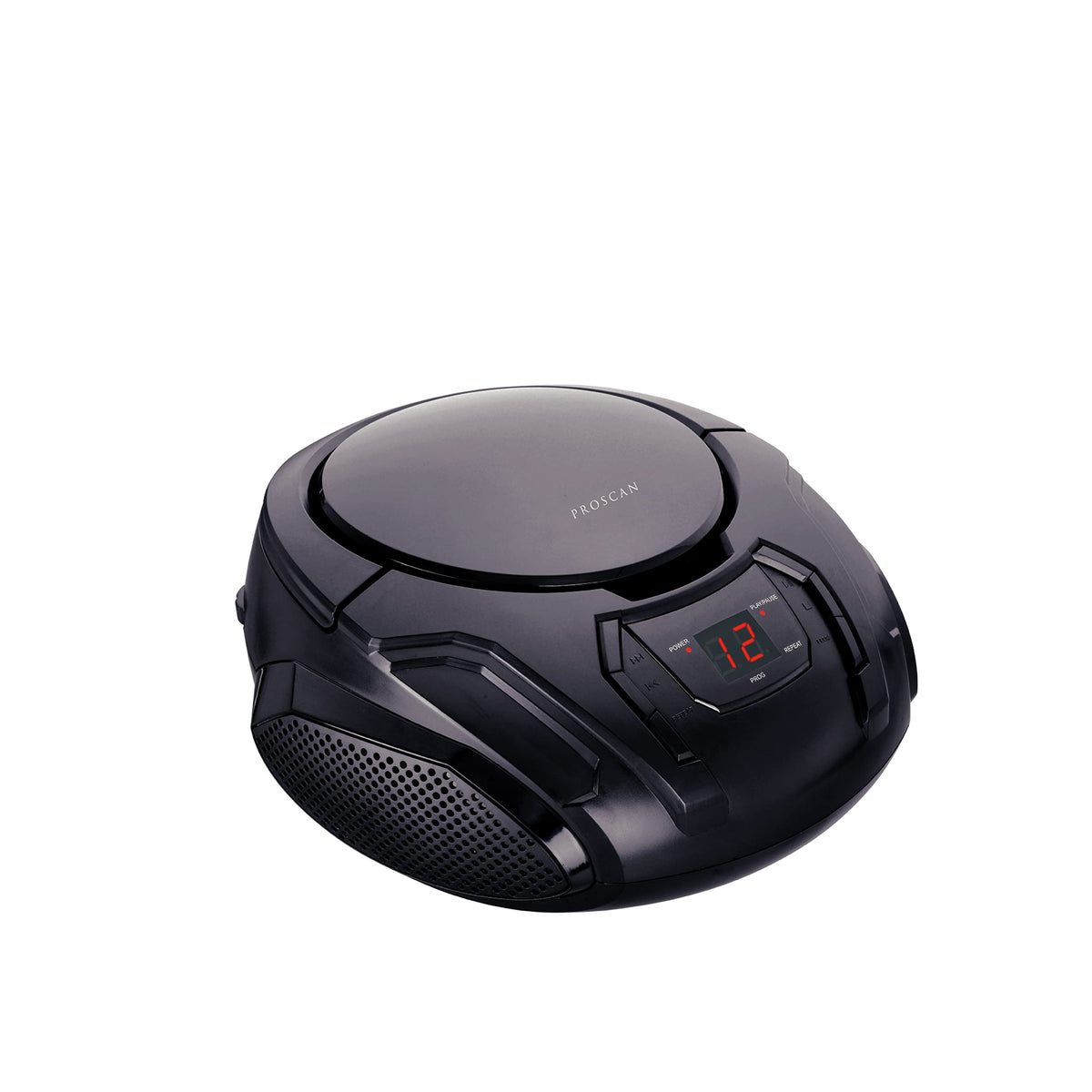 PROSCAN Elite top-loading CD tray and control panel for simple playback