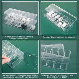 Prosuites eight-compartment design demonstrates flexible layout for cables and small accessories.