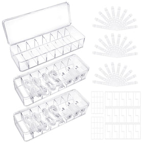 Prosuites cable organizer box with lid keeps cords neat and accessible on your desk.