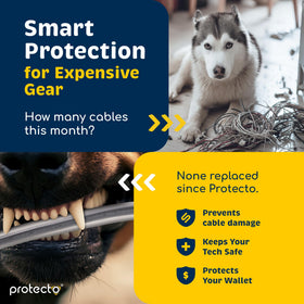 PROTECTO clear cable cover blends with home decor while protecting cords