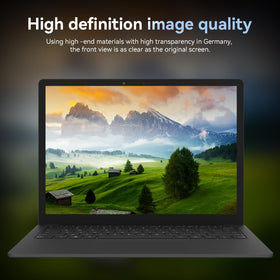 Protescreen anti-glare surface texture close-up, reduces reflections for clearer sight