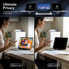 Protescreen camera cover for MacBook Air 13 keeps your webcam private when not in use.