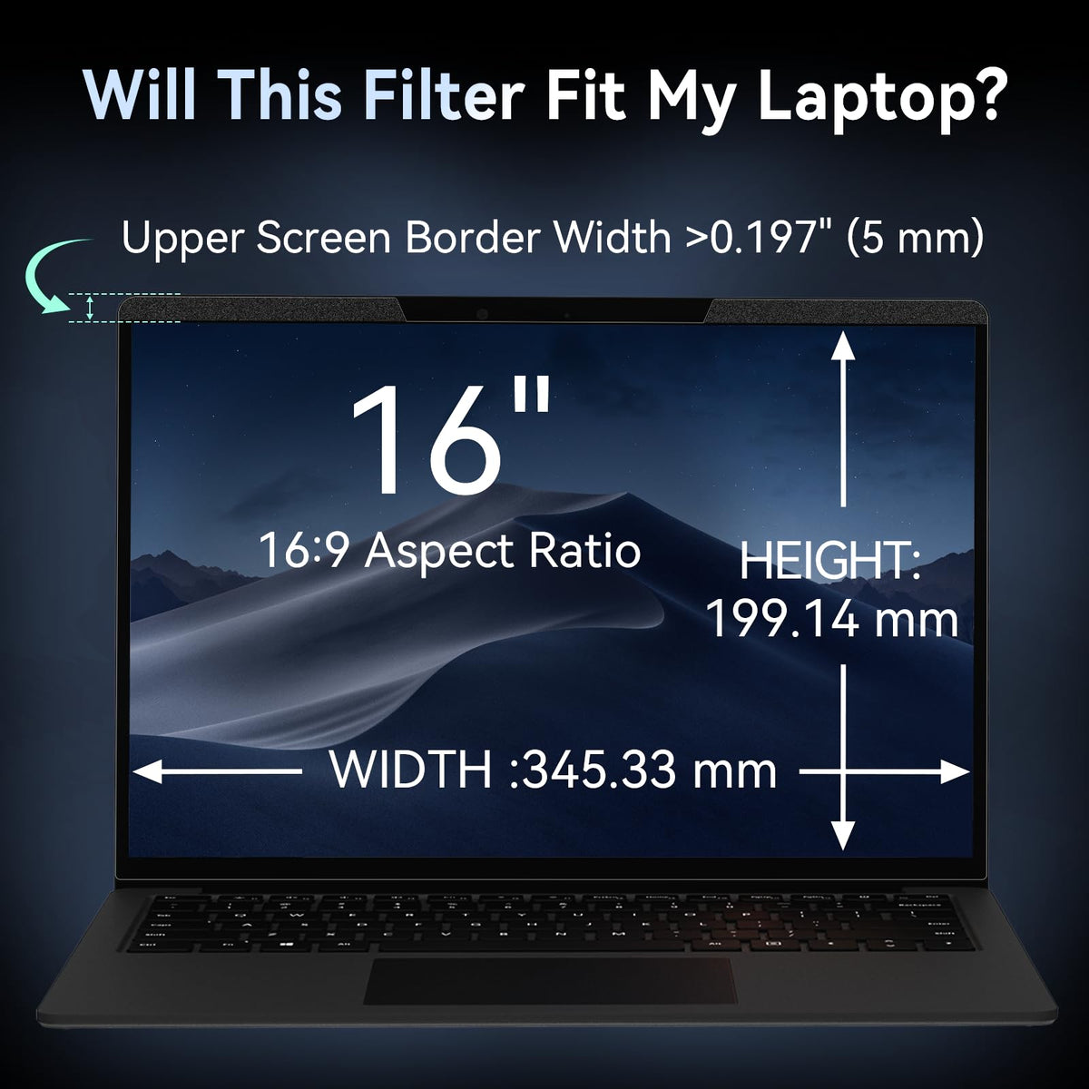 Protescreen used in a cafe on a laptop highlighting privacy while traveling