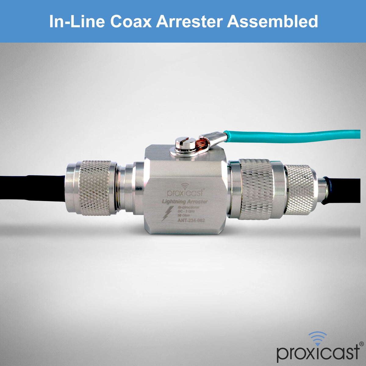230V gas discharge tube provides multi-strike protection against surges.