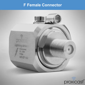 Proxicast coaxial lightning arrester DC pass-through maintains signal flow