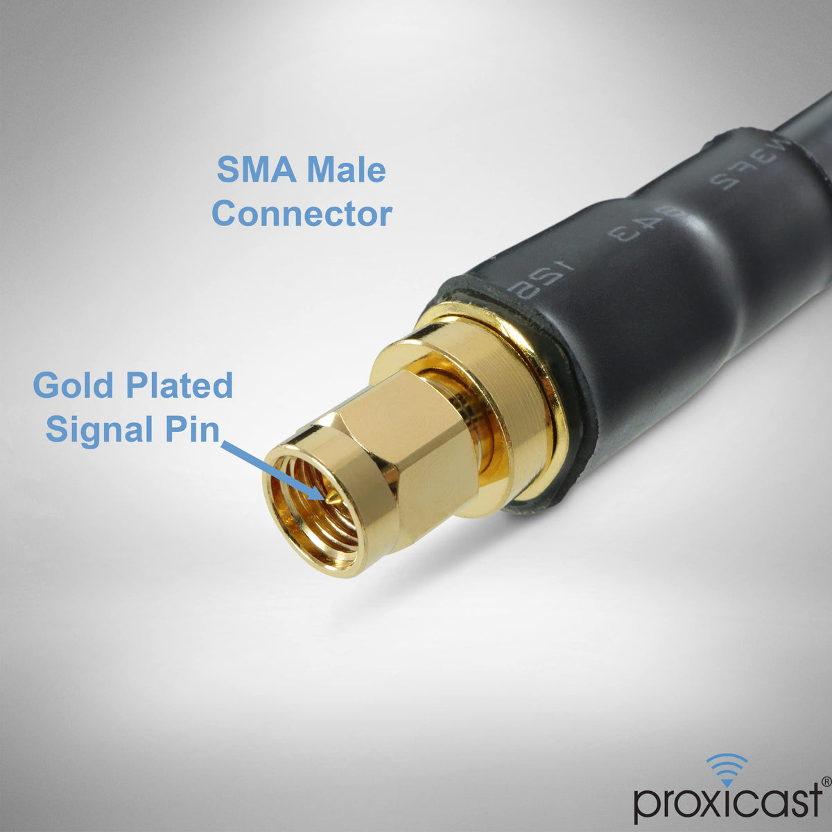 Proxicast low-loss double-shielded coax for minimal signal loss