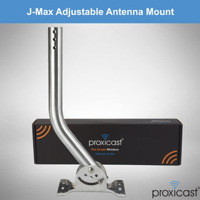 Proxicast Pro-Grade Antenna Mount side view showing adjustable pivot for precise placement.