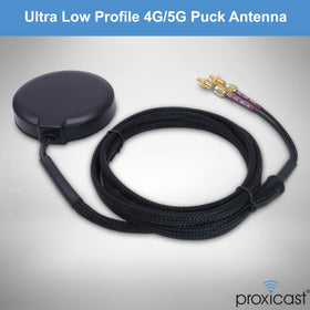 Proxicast beside a phone to show size comparison and low-profile installation benefit