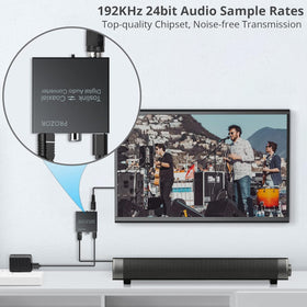 PROZOR 192K easy plug-and-play setup for seamless digital audio conversion.