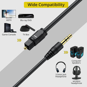 PROZOR 192kHz DAC built-in amplifier chip enhances clarity during movies and music
