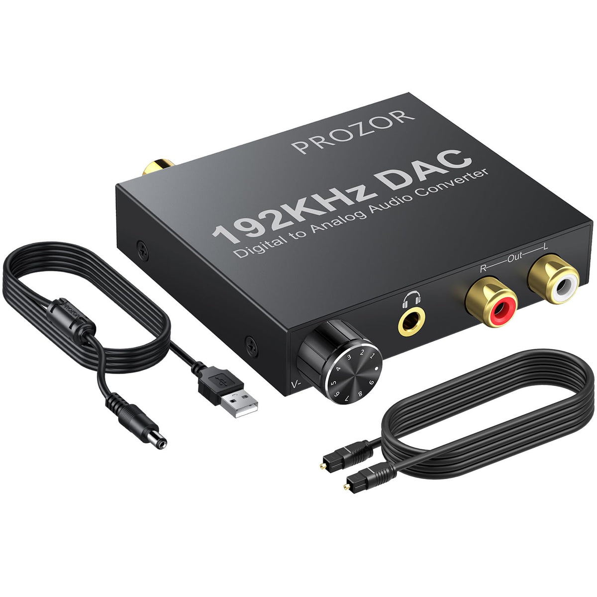 PROZOR DAC coaxial input ready to accept digital PCM signals