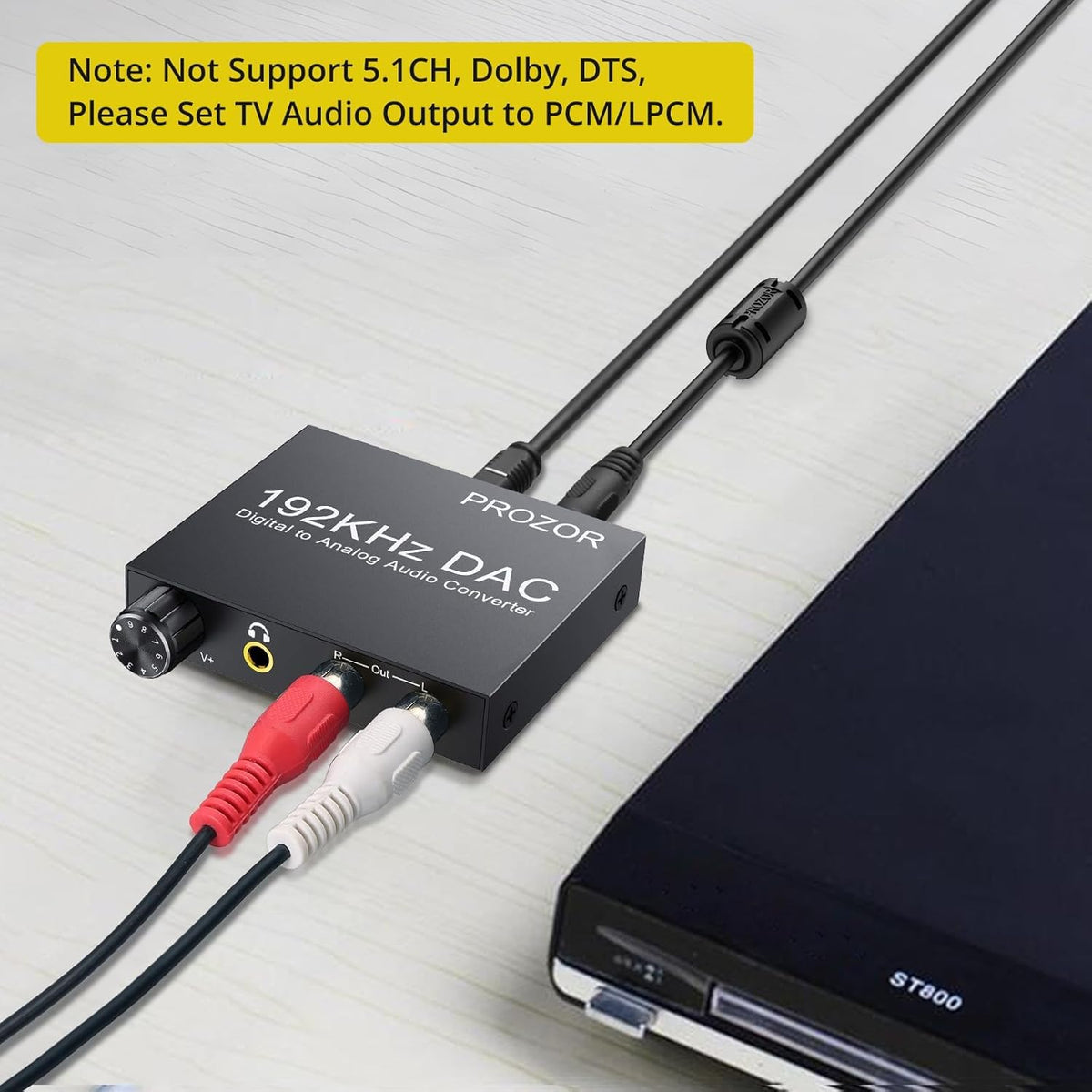 PROZOR gold-plated connectors reduce signal loss during transmission