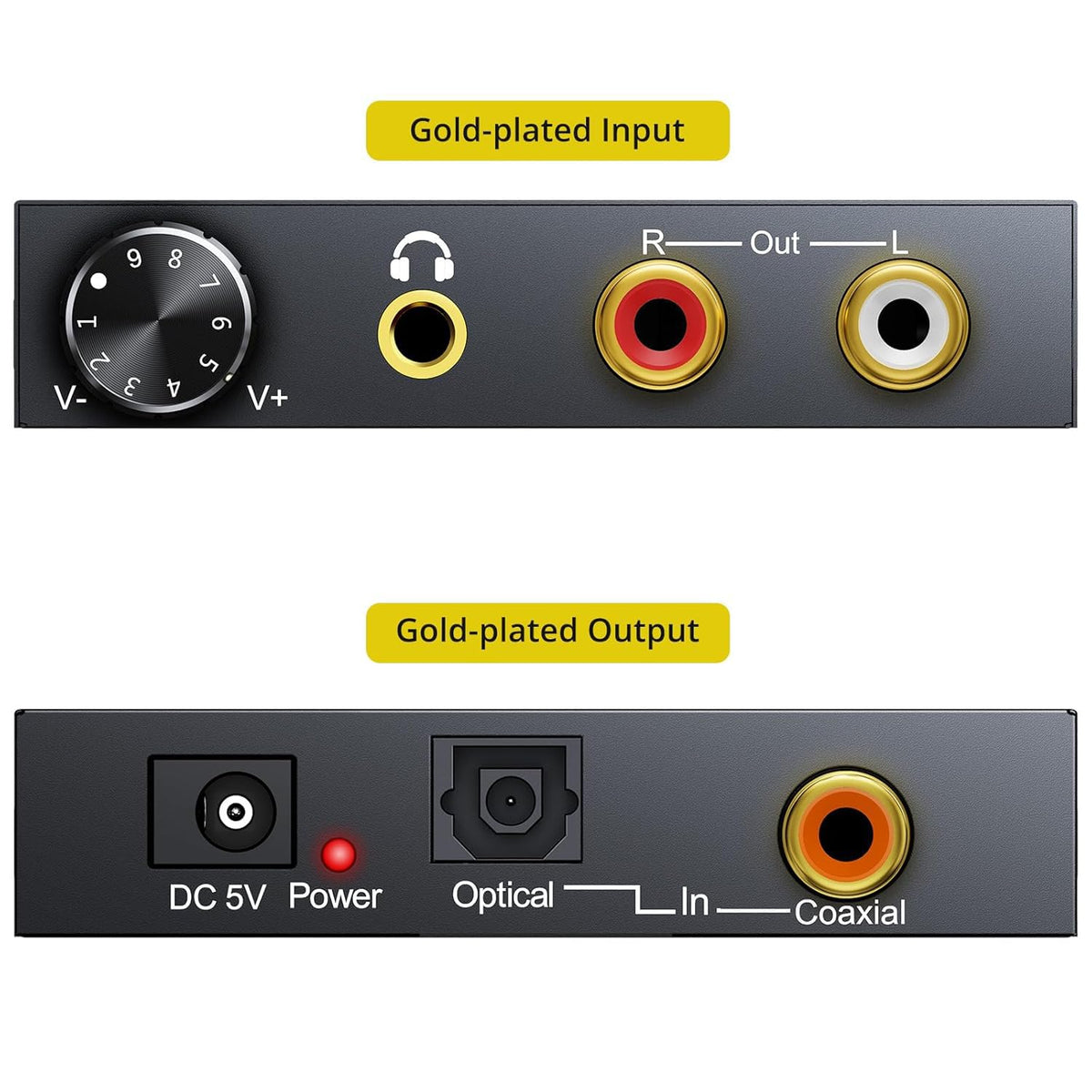 PROZOR volume knob enables on-device level control during listening