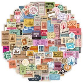 PRSTINCOL vintage ticket sticker zoo ticket ideal for journaling and scrapbooks