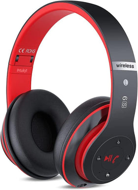 Prtukyt 6S over-ear headphones with foldable design for travel and storage