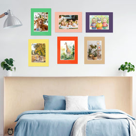 Prudiut mats support 8.5x11 photos inside a 12x16 frame.