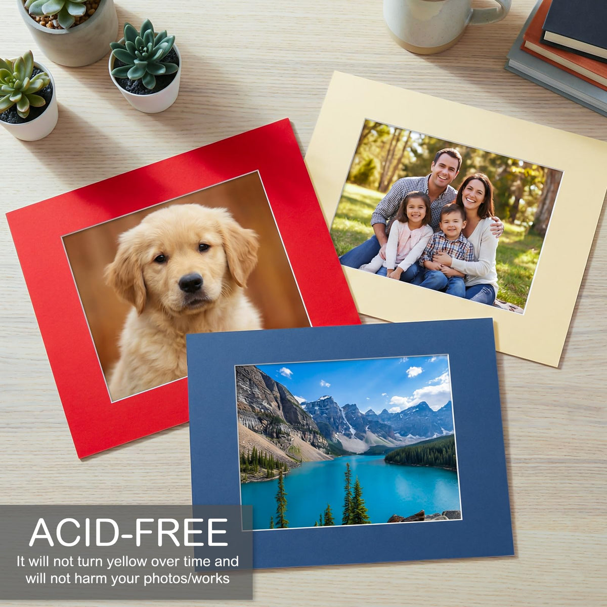 Prudiut mats ideal for school, office, or gallery displays.