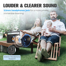 PRUNUS 06 analog radio senior friendly design for easy use