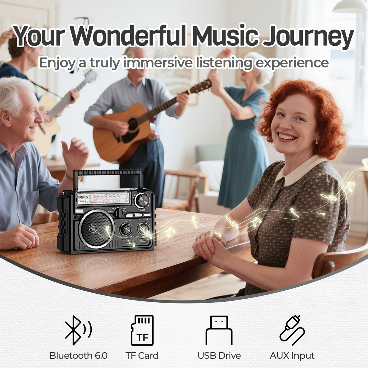 PRUNUS J-02 large knob controls provide simple operation for seniors