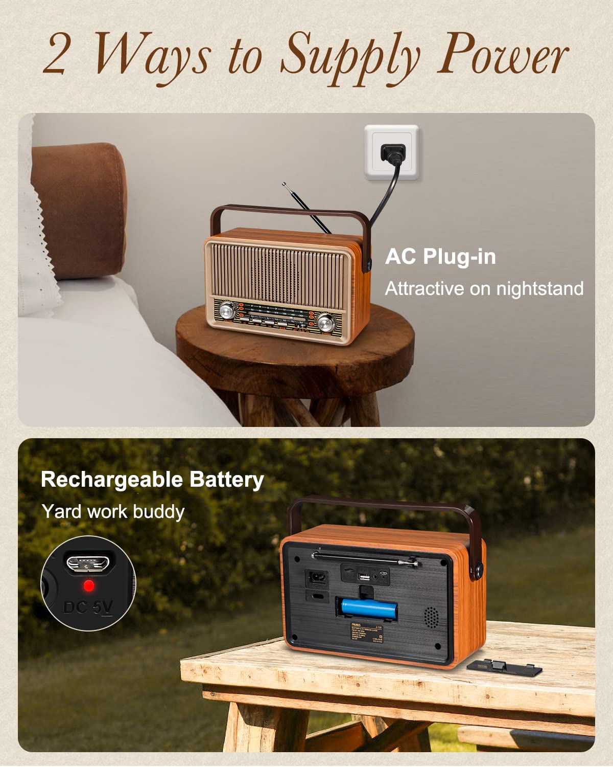 PRUNUS J-120 antenna and tuner closeup demonstrating superior reception benefit