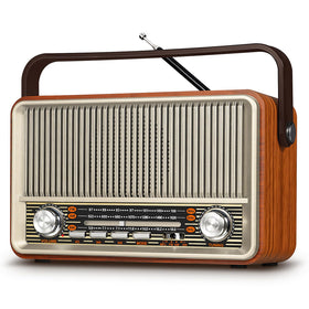 PRUNUS J-120 front view showing vintage design and easy controls, enhances room style