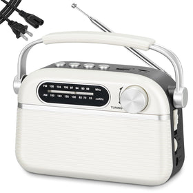 PRUNUS J-130 front view for desktop listening and retro decor.