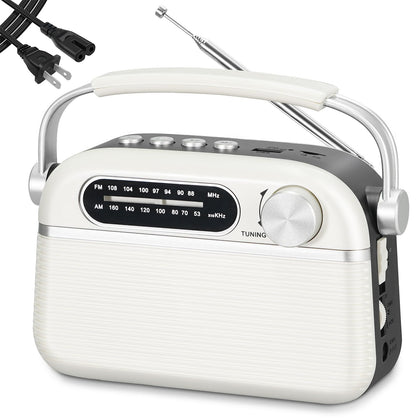 PRUNUS J-130 front view for desktop listening and retro decor.