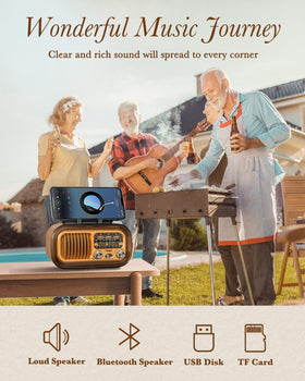 PRUNUS J-150 Bluetooth mode streams music from your phone.
