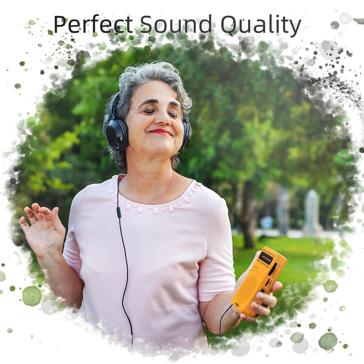 PRUNUS J-166 side view highlights clip-on portability for hands-free use