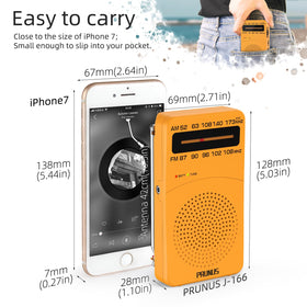 PRUNUS J-166 tuning-light display helps locate stations in dim settings