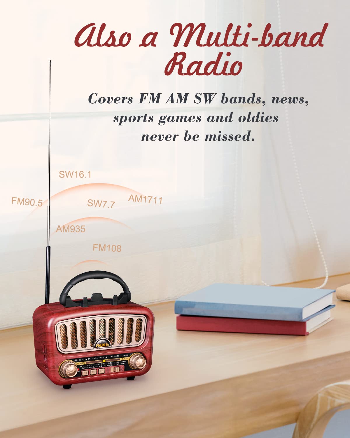 PRUNUS J-180 room decor ambience blends vintage style with practical audio