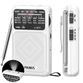 PRUNUS J-211 portable radio compact design for easy daily listening