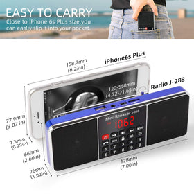 PRUNUS J-288 in Bluetooth speaker mode enables wireless listening with easy pairing.