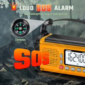 PRUNUS J-924 reading light activated by solar panel for camping